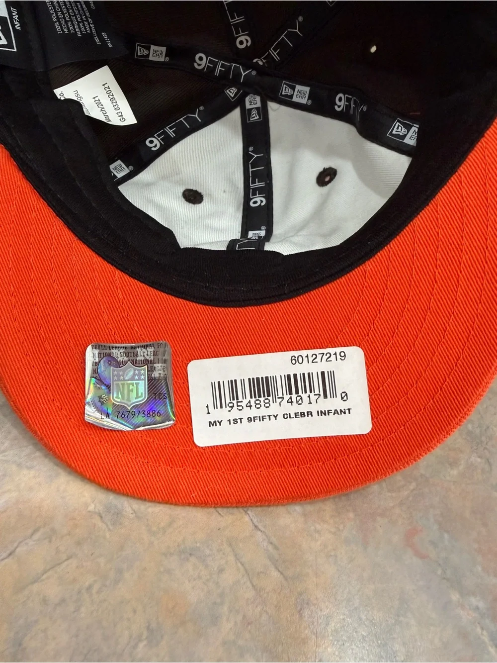New Era My 1st Infant Cleveland Browns 9FIFTY Hat